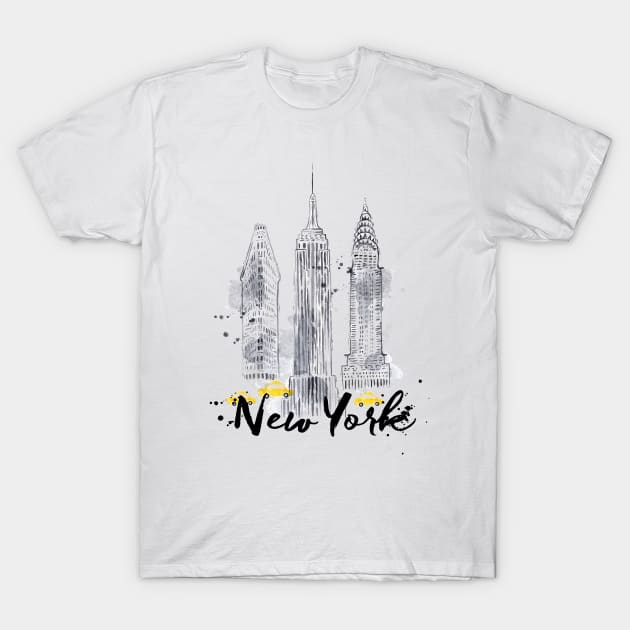 New York T-Shirt by TomCage